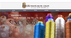 Desktop Screenshot of ipontekstil.com