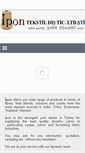 Mobile Screenshot of ipontekstil.com